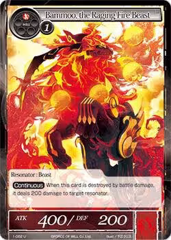 Bammoo, the Raging Fire Beast (1-062), The Dawn of Valhalla — Force of Will card price