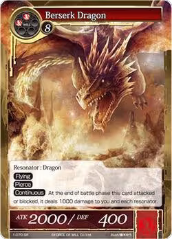 Berserk Dragon (1-070), The Dawn of Valhalla — Force of Will card price