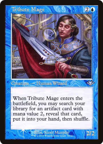 Tribute Mage (Retro Frame) (10), Modern Horizons — Magic card price