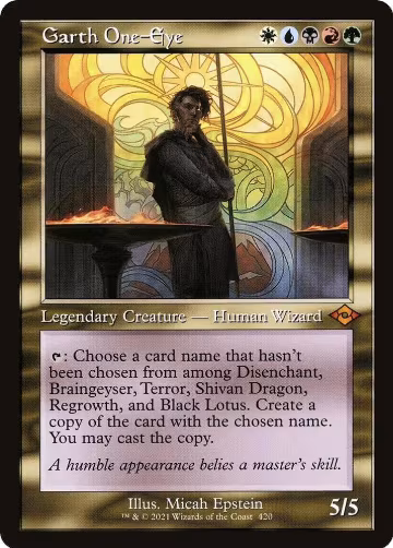 Garth One-Eye (Retro Frame) (420), Modern Horizons 2 — Magic card price