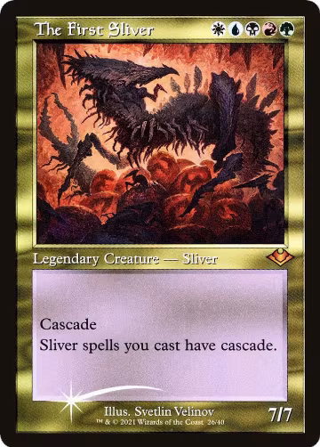 The First Sliver (Retro Frame) (26), Modern Horizons — Magic card price