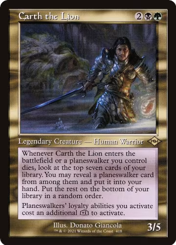 Carth the Lion (Retro Frame) (418), Modern Horizons 2 — Magic card price