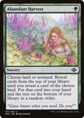 Abundant Harvest (147), Modern Horizons 2 — Magic card price