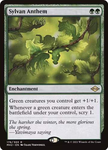 Sylvan Anthem (176), Modern Horizons 2 — Magic card price