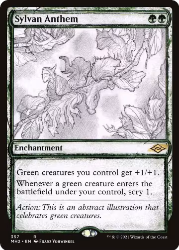 Sylvan Anthem (Showcase) (357), Modern Horizons 2 — Magic card price