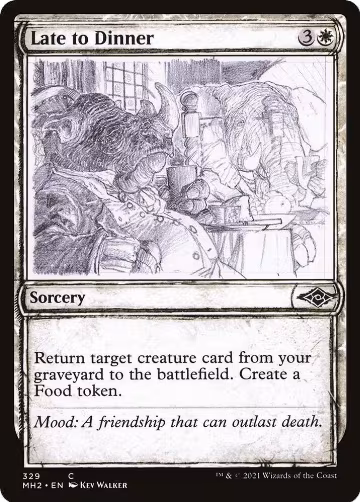 Late to Dinner (Showcase) (329), Modern Horizons 2 — Magic card price