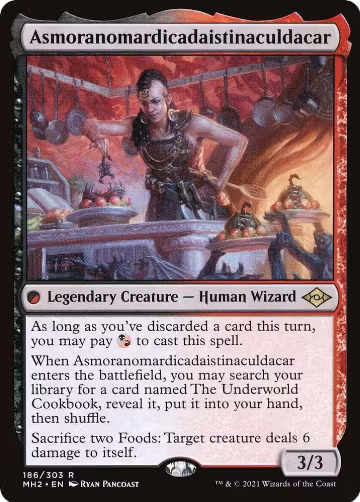 Asmoranomardicadaistinaculdacar (186), Modern Horizons 2 — Magic card price