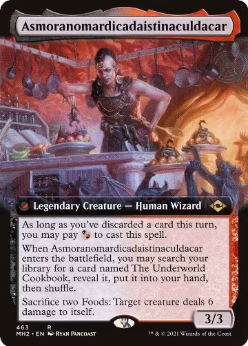 Asmoranomardicadaistinaculdacar (Extended Art) (463), Modern Horizons 2 — Magic card price