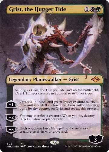 Grist, the Hunger Tide (Borderless) (306), Modern Horizons 2 — Magic card price