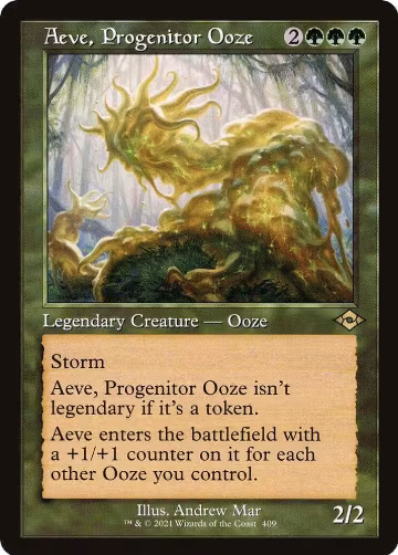 Aeve, Progenitor Ooze (Retro Frame) (409), Modern Horizons 2 — Magic card price