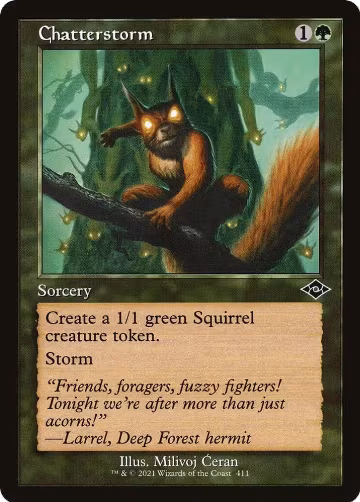 Chatterstorm (Retro Frame) (411), Modern Horizons 2 — Magic card price