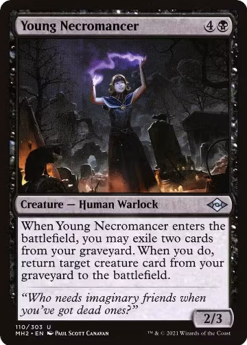 Young Necromancer (110), Modern Horizons 2 — Magic card price