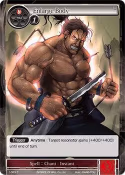 Enlarge Body (1-093), The Dawn of Valhalla — Force of Will card price