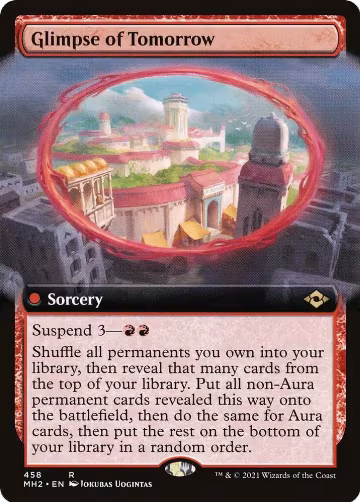 Glimpse of Tomorrow (Extended Art) (458), Modern Horizons 2 — Magic card price