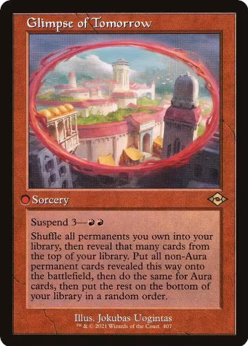 Glimpse of Tomorrow (Retro Frame) (407), Modern Horizons 2 — Magic card price