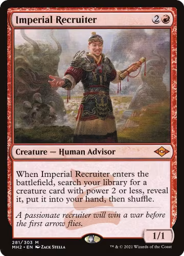 Imperial Recruiter (281), Modern Horizons 2 — Magic card price
