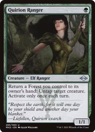 Quirion Ranger (285), Modern Horizons 2 — Magic card price