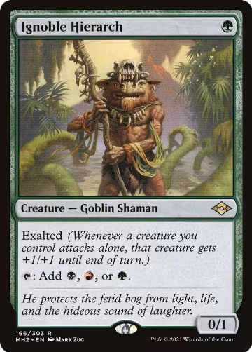 Ignoble Hierarch (166), Modern Horizons 2 — Magic card price