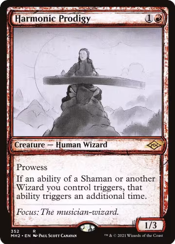 Harmonic Prodigy (Showcase) (352), Modern Horizons 2 — Magic card price