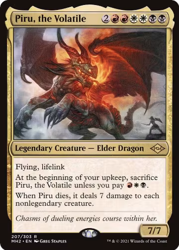 Piru, the Volatile (207), Modern Horizons 2 — Magic card price