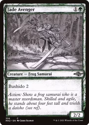 Jade Avenger (Showcase) (356), Modern Horizons 2 — Magic card price