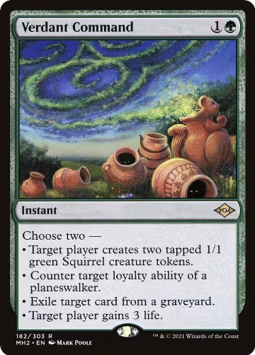 Verdant Command (182), Modern Horizons 2 — Magic card price