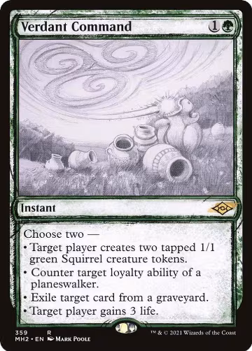 Verdant Command (Showcase) (359), Modern Horizons 2 — Magic card price