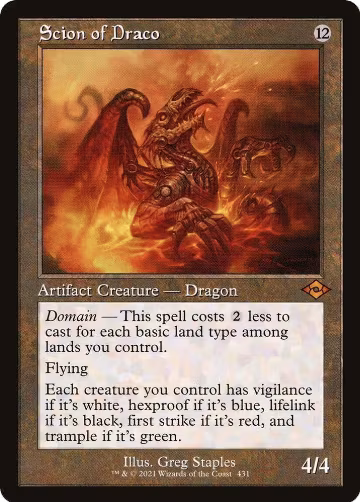 Scion of Draco (Retro Frame) (431), Modern Horizons 2 — Magic card price