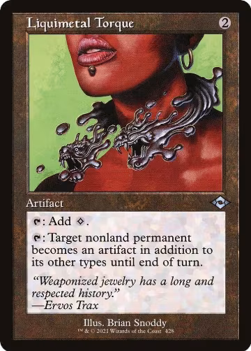 Liquimetal Torque (Retro Frame) (428), Modern Horizons 2 — Magic card price