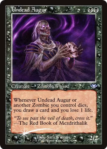 Undead Augur (Retro Frame) (15), Modern Horizons — Magic card price