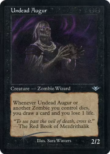 Undead Augur (Retro Frame) (Foil Etched) (15), Modern Horizons — Magic card price