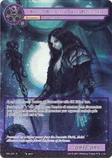 Abdul Alhazred, The Possessed (Full Art) (ROL-021), Rebirth of Legend — Force of Will card price