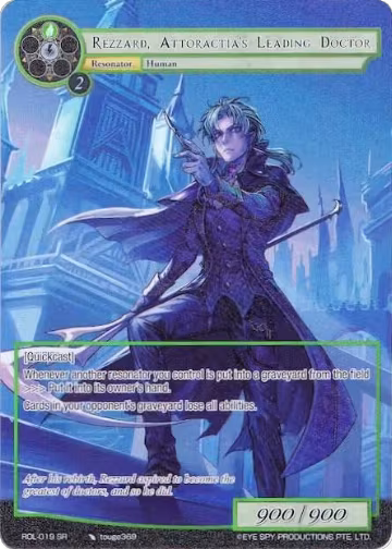 Rezzard, Attoractia's Leading Doctor (Full Art) (ROL-019), Rebirth of Legend — Force of Will card price