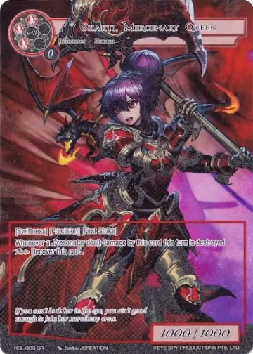 Shakti, Mercenary Queen (Full Art) (ROL-009), Rebirth of Legend — Force of Will card price