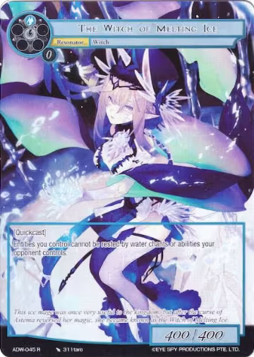 The Witch of Melting Ice (Full Art) (ADW-045), Assault into the Demonic World — Force of Will card price