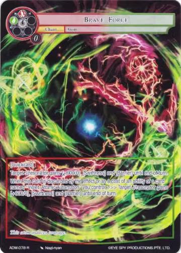 Brave Force (Full Art) (ADW-078), Assault into the Demonic World — Force of Will card price