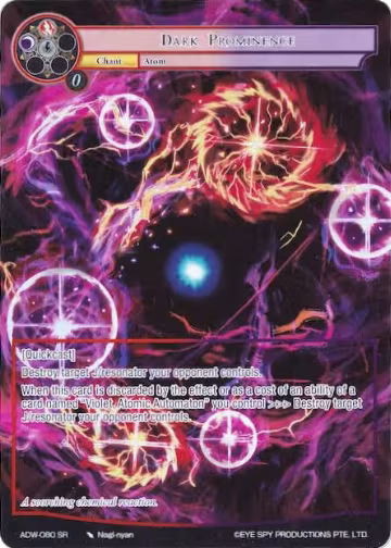 Dark Prominence (Full Art) (ADW-080), Assault into the Demonic World — Force of Will card price