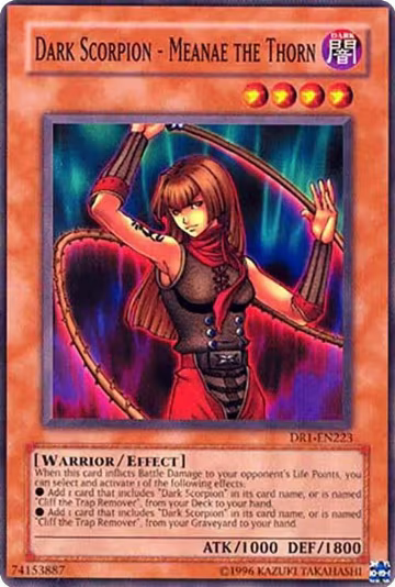 Dark Scorpion - Meanae the Thorn (DR1-EN223), Dark Revelation Volume 1 — Yu-Gi-Oh! card price