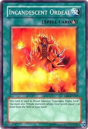 Incandescent Ordeal (DR1-EN247), Dark Revelation Volume 1 — Yu-Gi-Oh! card price