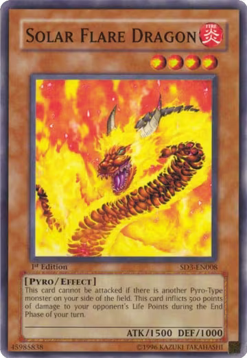 Solar Flare Dragon (SD3-EN008), Structure Deck: Blaze of Destruction — Yu-Gi-Oh! card price