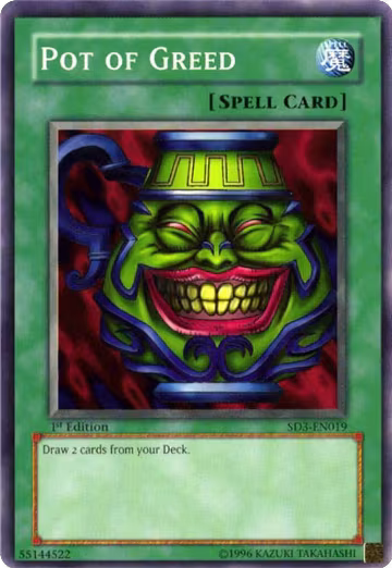 Pot of Greed (SD3-EN019) — card price