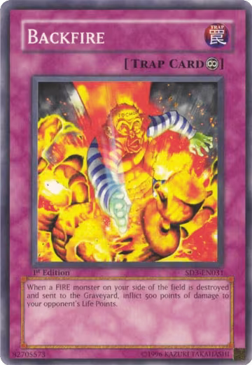 Backfire (SD3-EN031), Structure Deck: Blaze of Destruction — Yu-Gi-Oh! card price