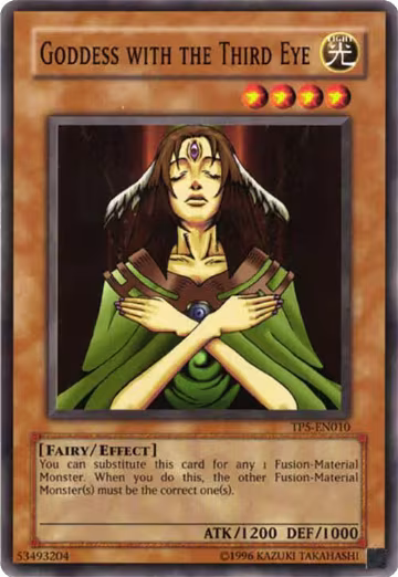 Goddess with the Third Eye (TP5-EN010), Tournament Pack 5 — Yu-Gi-Oh! card price