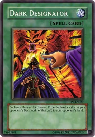 Dark Designator (TP5-EN020), Tournament Pack 5 — Yu-Gi-Oh! card price