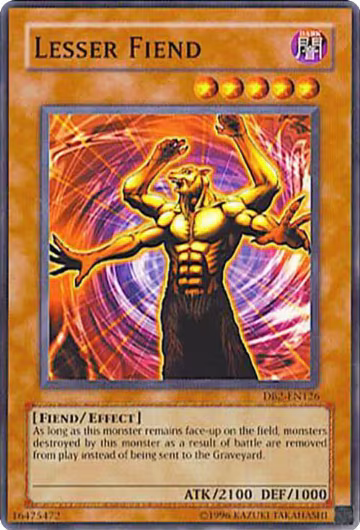 Lesser Fiend (DB2-EN126), Dark Beginning 2 — Yu-Gi-Oh! card price