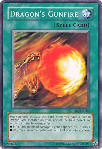 Dragon's Gunfire (DB2-EN160), Dark Beginning 2 — Yu-Gi-Oh! card price