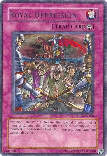 Royal Oppression (DB2-EN200), Dark Beginning 2 — Yu-Gi-Oh! card price