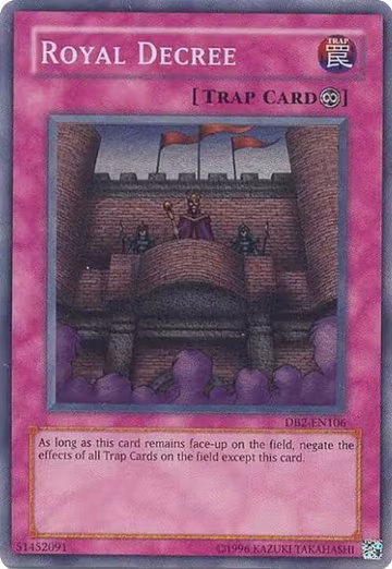 Royal Decree (DB2-EN106) — card price