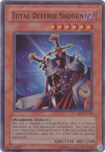 Total Defense Shogun (DB2-EN110), Dark Beginning 2 — Yu-Gi-Oh! card price