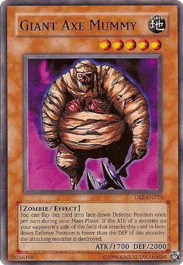 Giant Axe Mummy (DB2-EN223), Dark Beginning 2 — Yu-Gi-Oh! card price